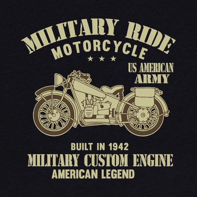 "Military Ride" by KSRA Tee Store